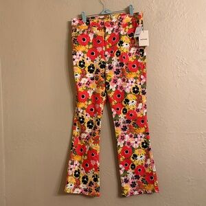 MOTHER | The Smokin' Sz 30 Double Flood Mid-Rise Ankle Jeans | NWT